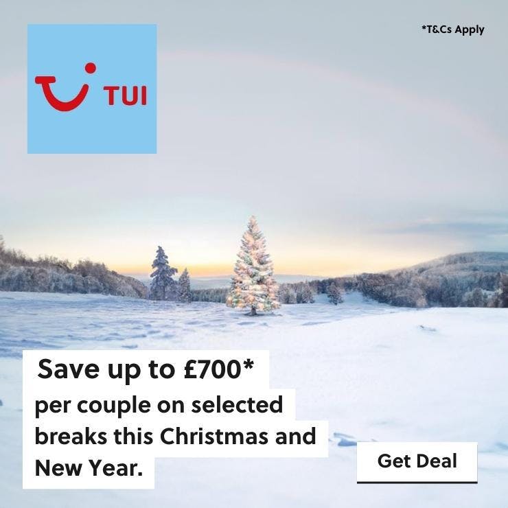 Up to £700 off per couple on Christmas Breaks