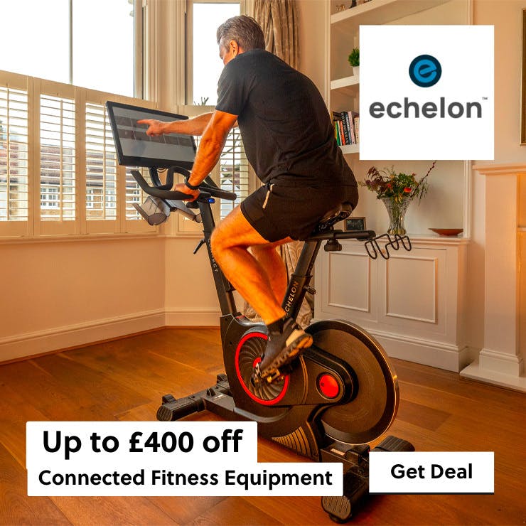Up to £400 off connected fitness equipment