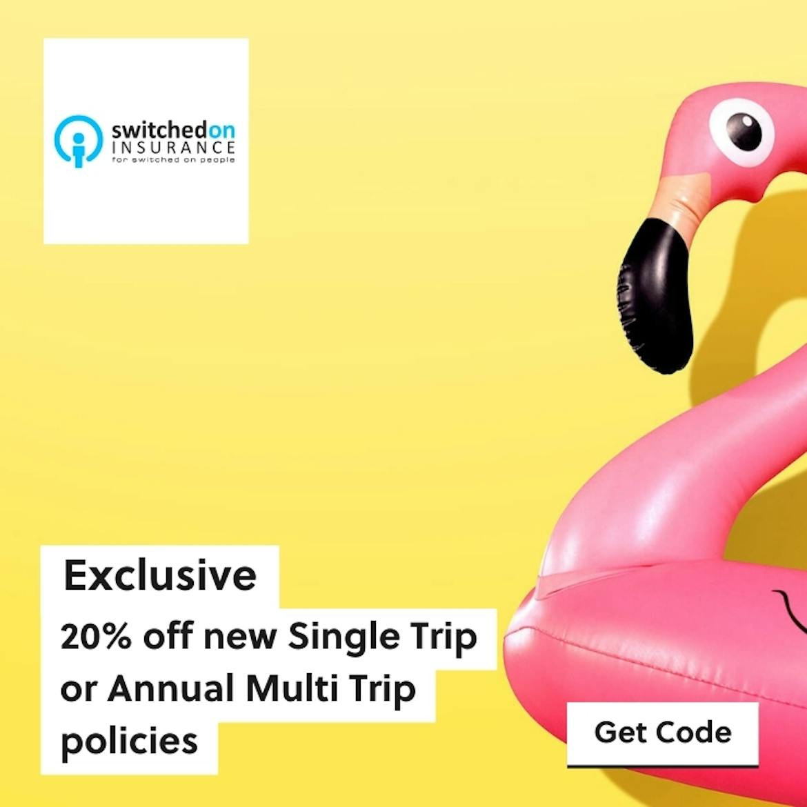 Exclusive 20% off travel insurance