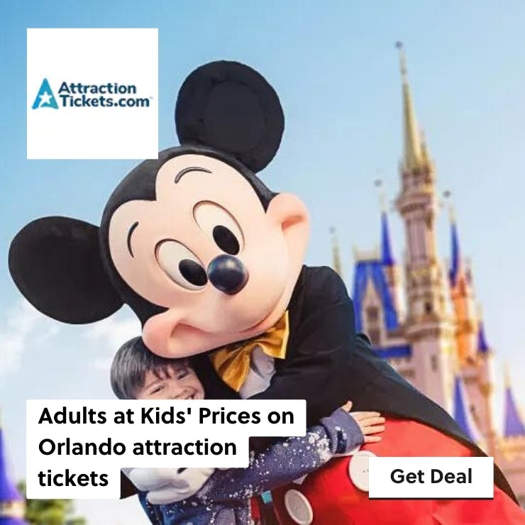 Adults at kids prices on Orlando tickets