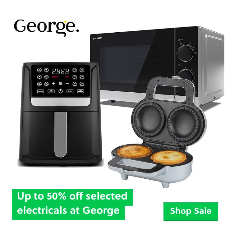 Up to 50% off selecetd electricals