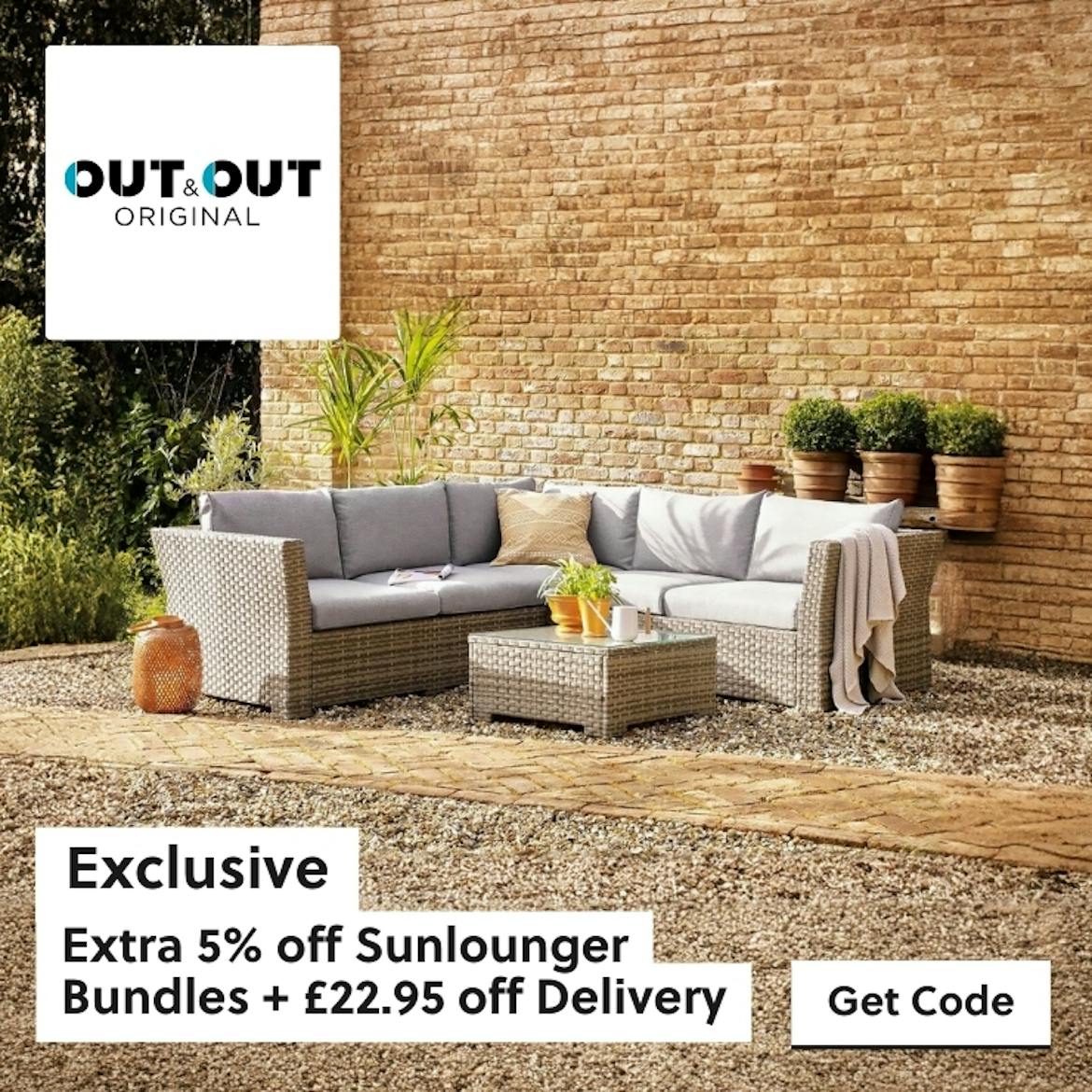 Exclusive Extra 5% off Sunlounger Sets