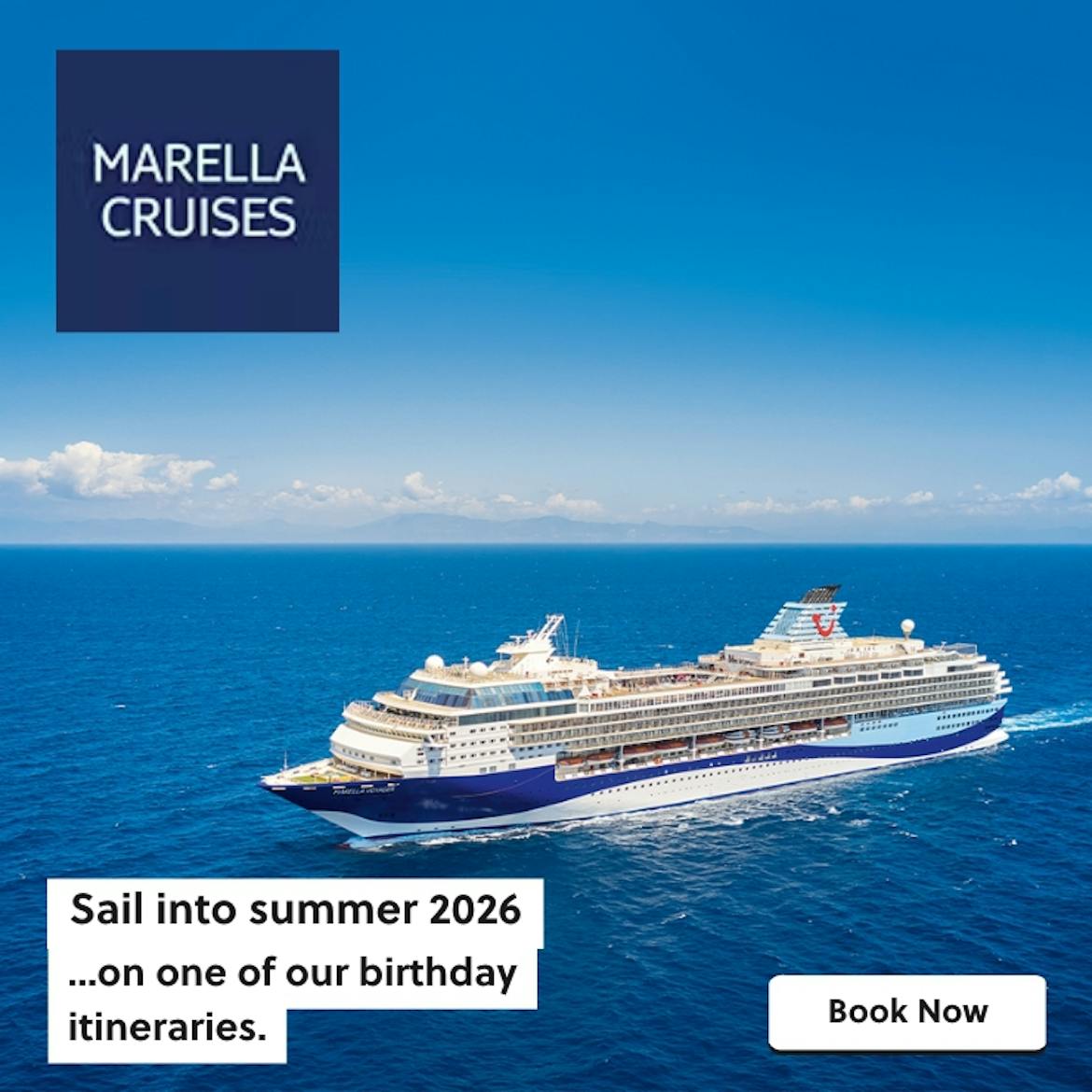 2026 Cruises Birthday itineries now available