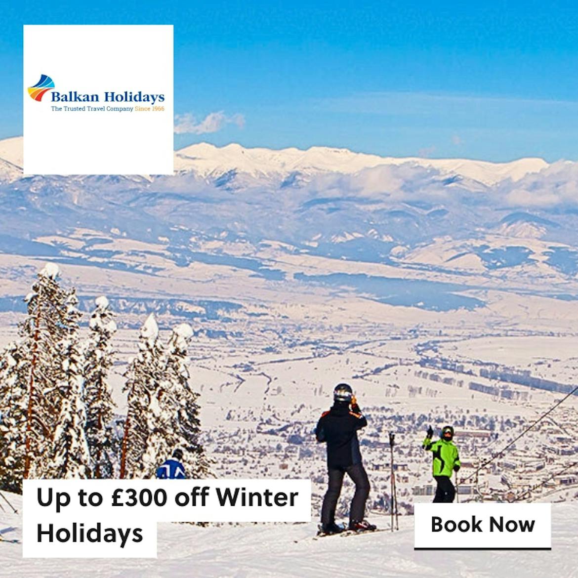 Up to £300 off Winter Holidays