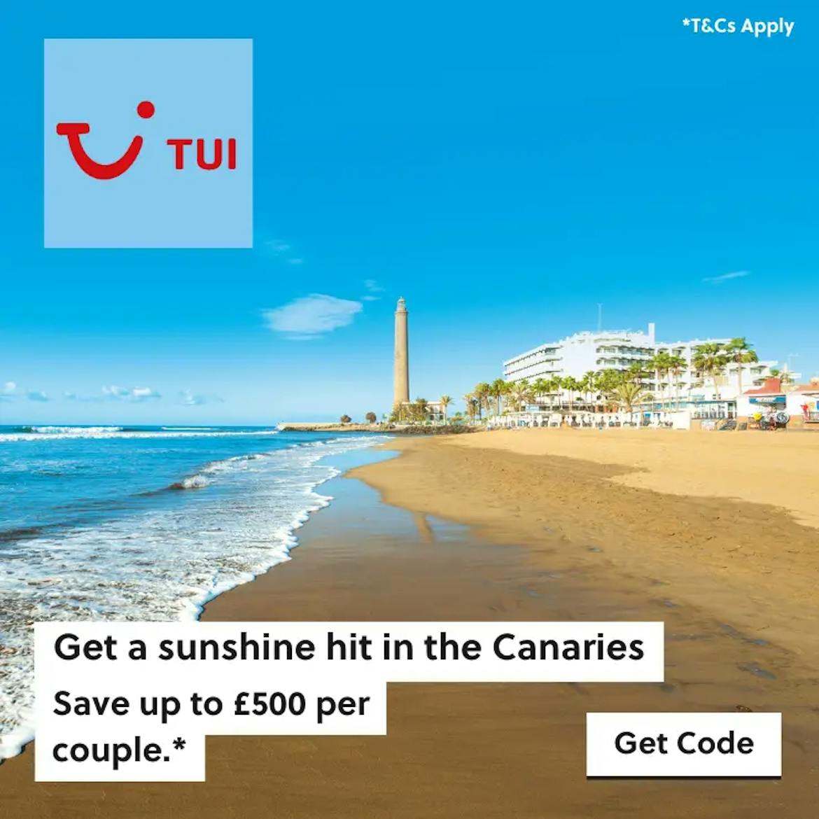 £500 off canaries holidays