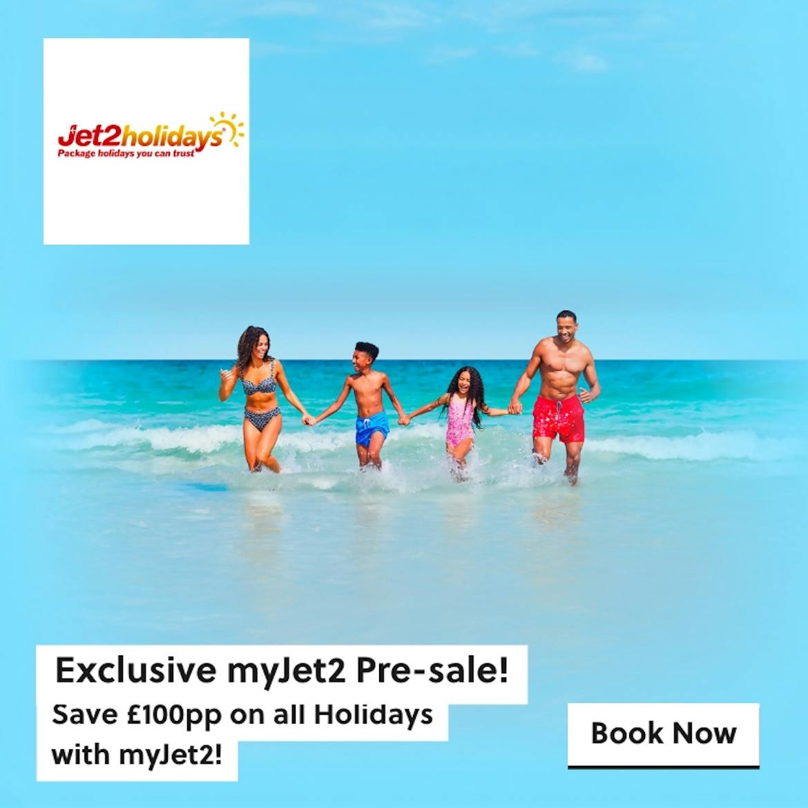 £100 off per person in pre sale for myJet2 members