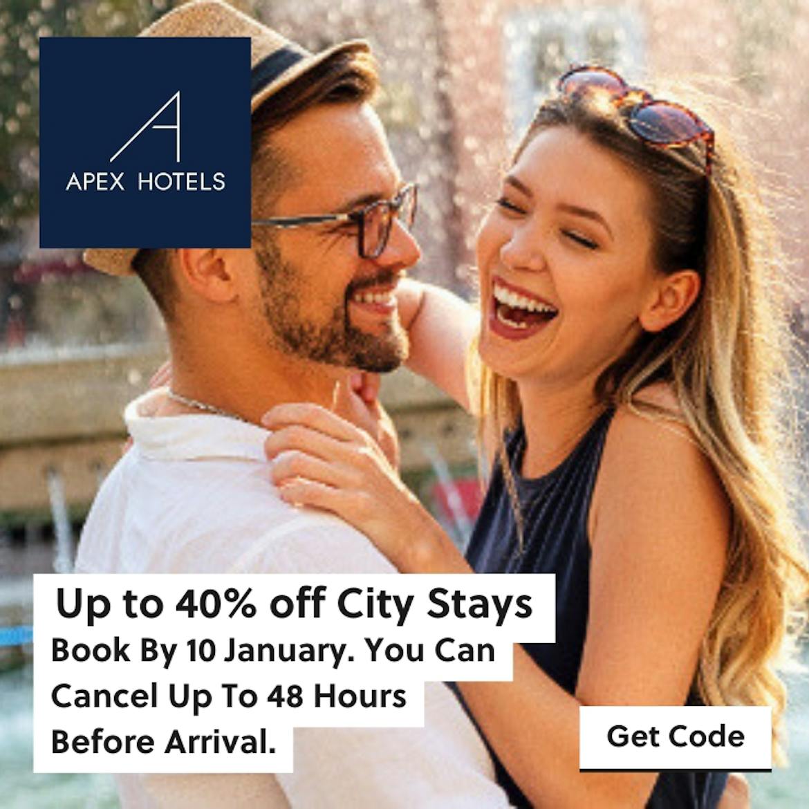 Up to 40% off stays in the Sale