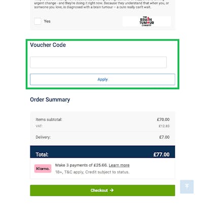 Where to enter your Wickes Discount Code