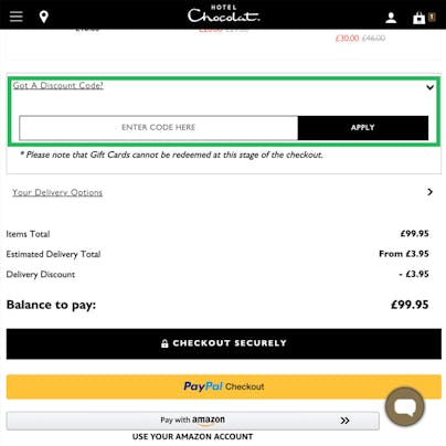 Hotel Chocolat Discount Code: How to use guide