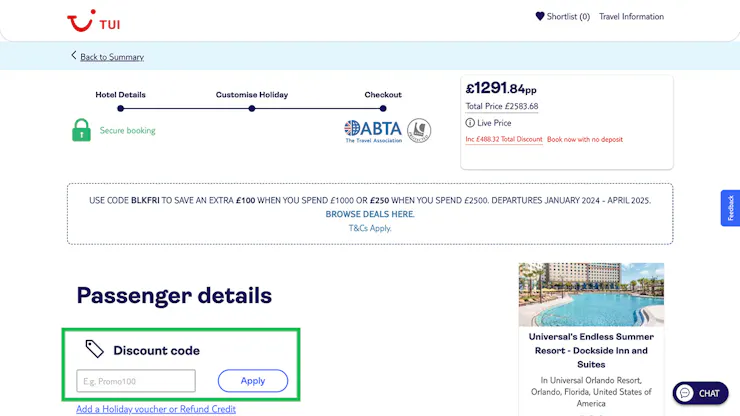 TUI Discount Code 2025/2026: £300 off Today!
