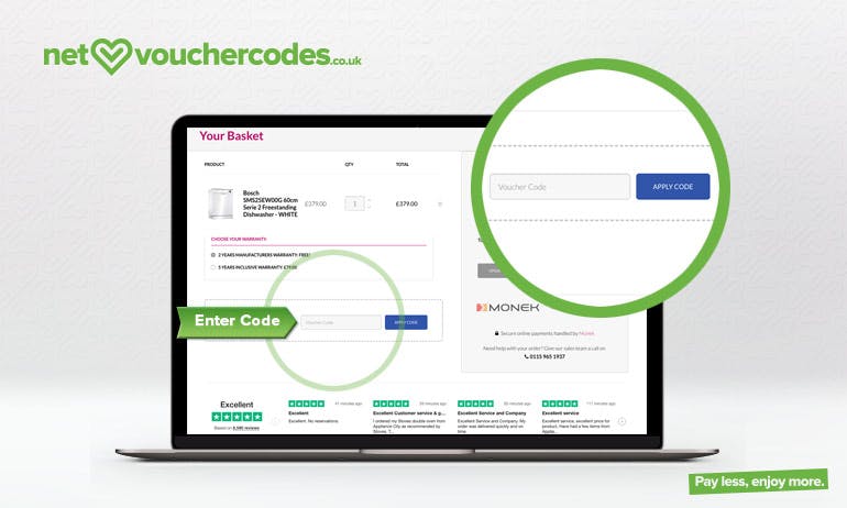 appliancecity where to enter code