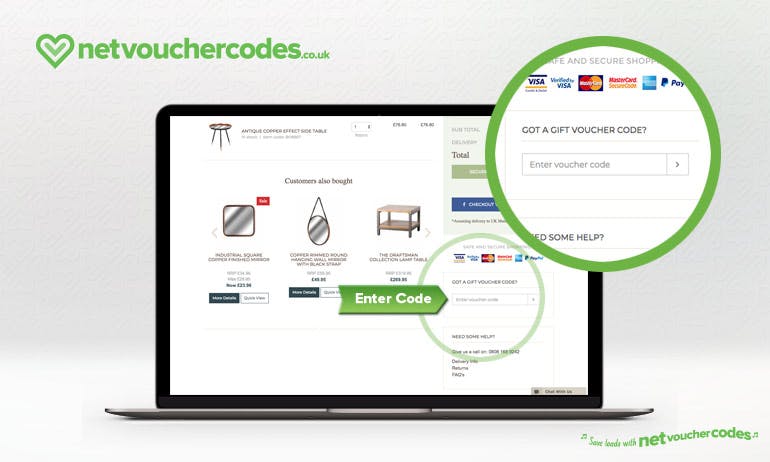 Where to enter your Baytree Interiors code