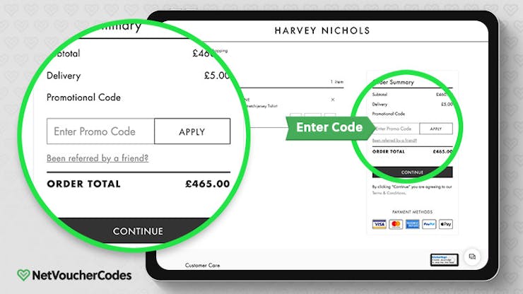 Harvey Nichols Discount Code: How to use guide