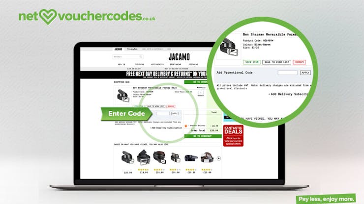 Jacamo Discount Code: How to use guide