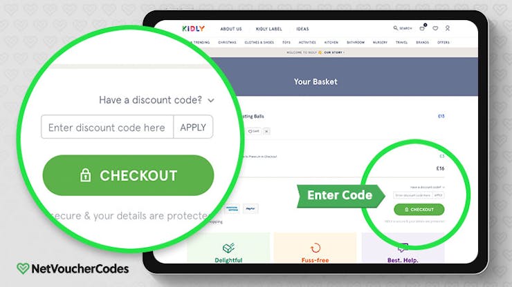 Kidly Discount Code: How to use guide