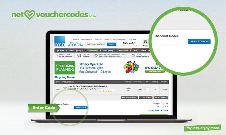 lyco where to enter code