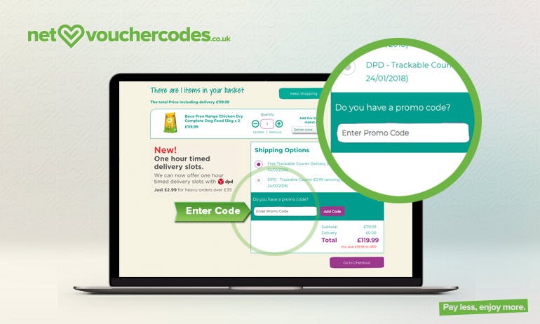 Where to enter your Monster Pet Supplies Promo code