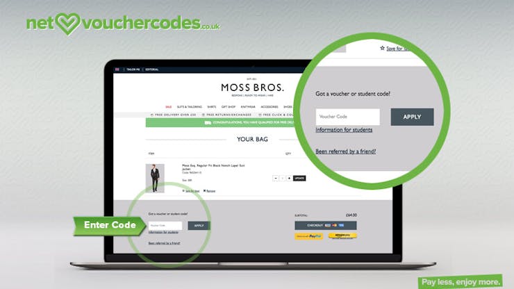 Moss Bros Discount Code: How to use guide