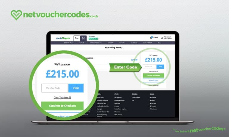 Where to enter your Music Magpie code
