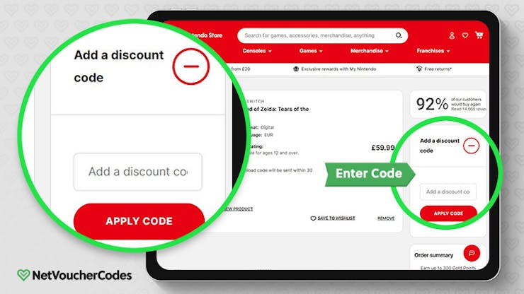 Nintendo Store Discount Code: How to use guide