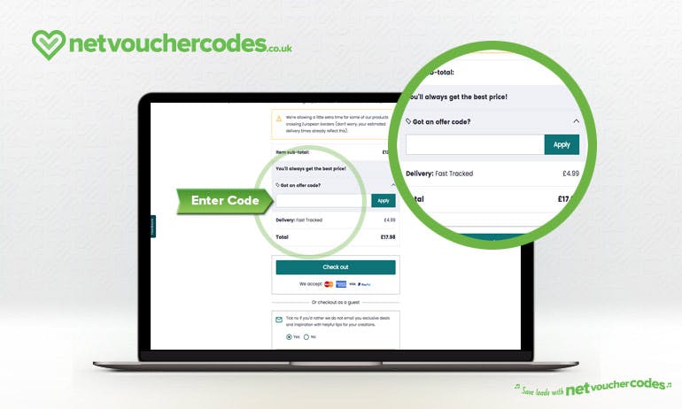 Where to enter your PhotoBox Discount Code