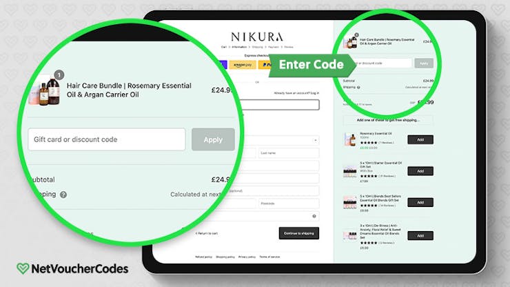 Nikura Discount Code: How to use guide