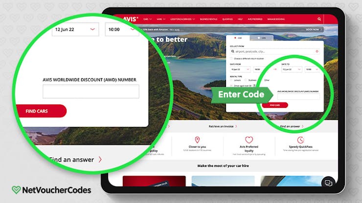 Avis Discount Code: How to use guide