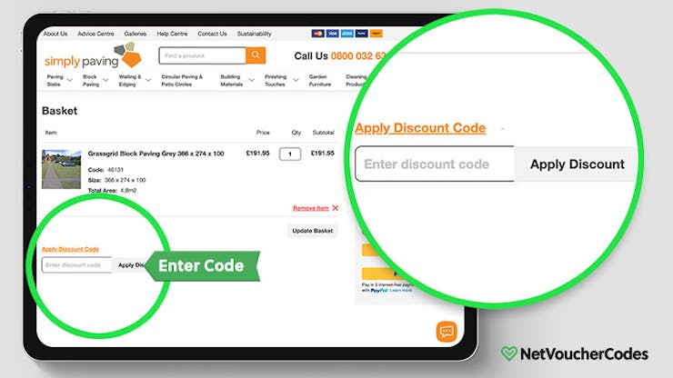 Simply Paving Discount Code: How to use guide