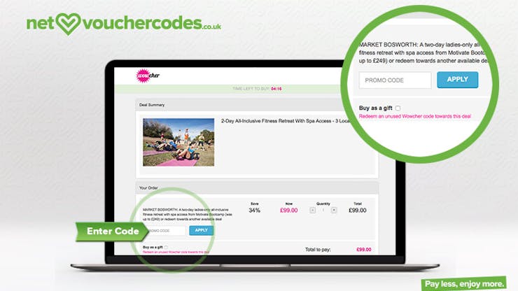 Where to enter your Wowcher Promo Code