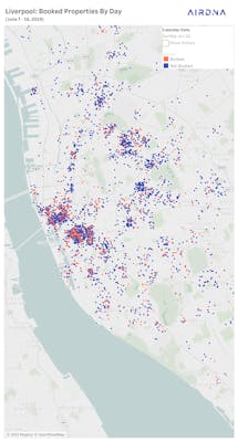 Liverpool booked properties 16 June