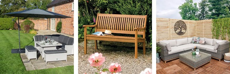 Outdoor garden furniture.