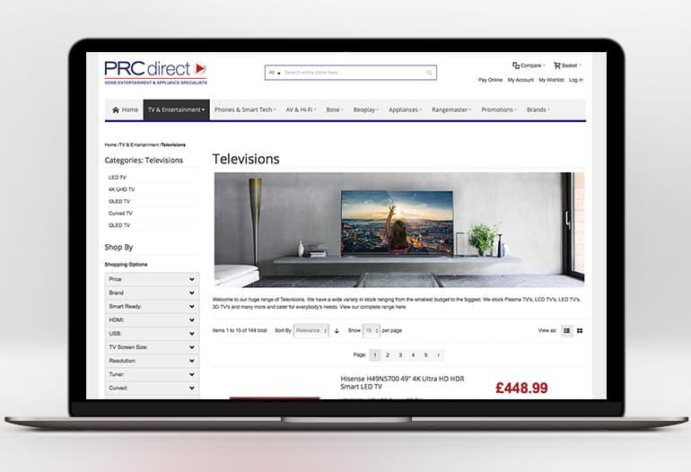 PRCdirect televisions