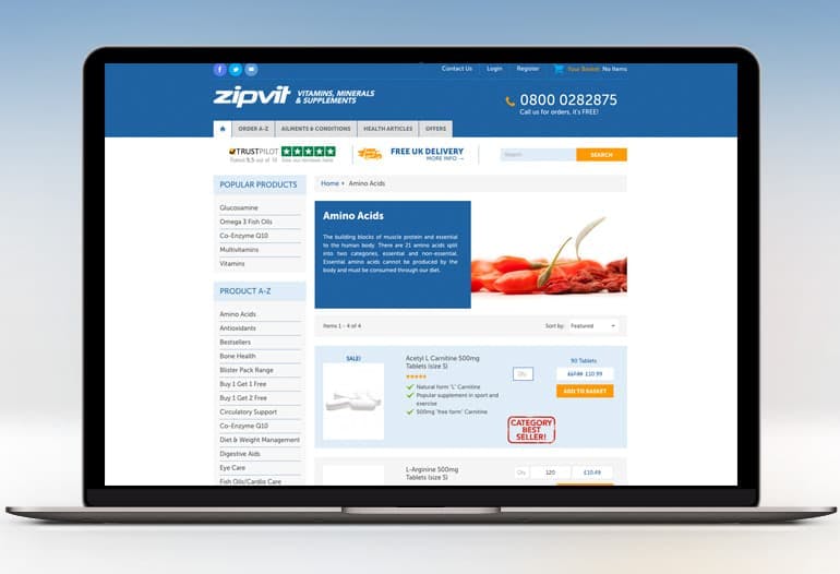 ZipVit amino acids
