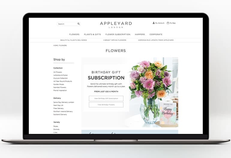 Luxury Online Flower Boutique