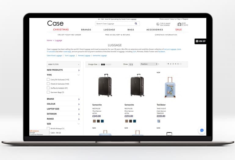 case luggage