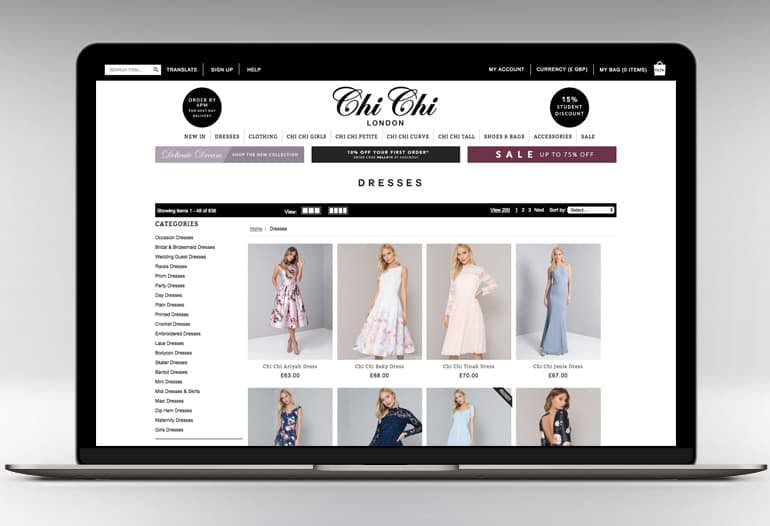 chi chi london dresses