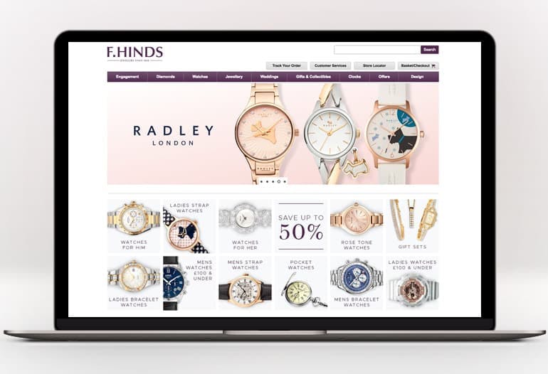 fhinds jewellers watches