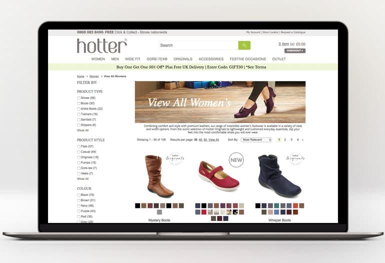 Comfort-focused footwear chain