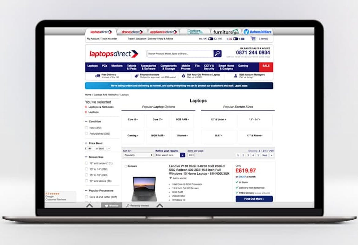Laptops Direct Laptops Direct Discount Code: 20% Off in Oct 2023