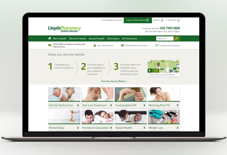lloydspharmacy online doctor