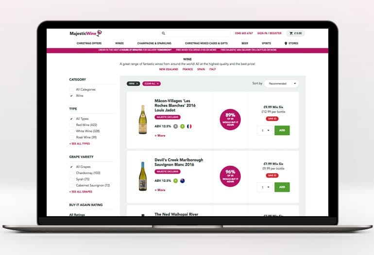 Buy Wine & Champagne Online