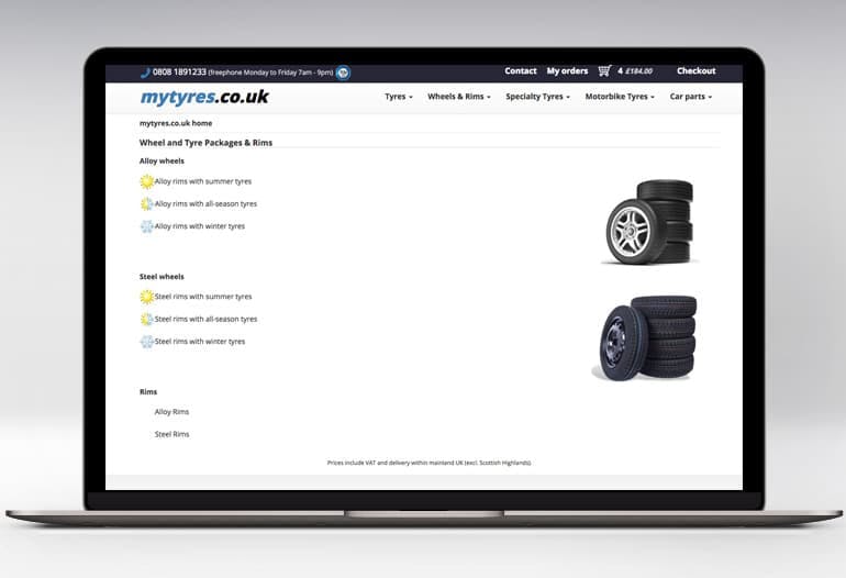 mytyres wheel and tyres