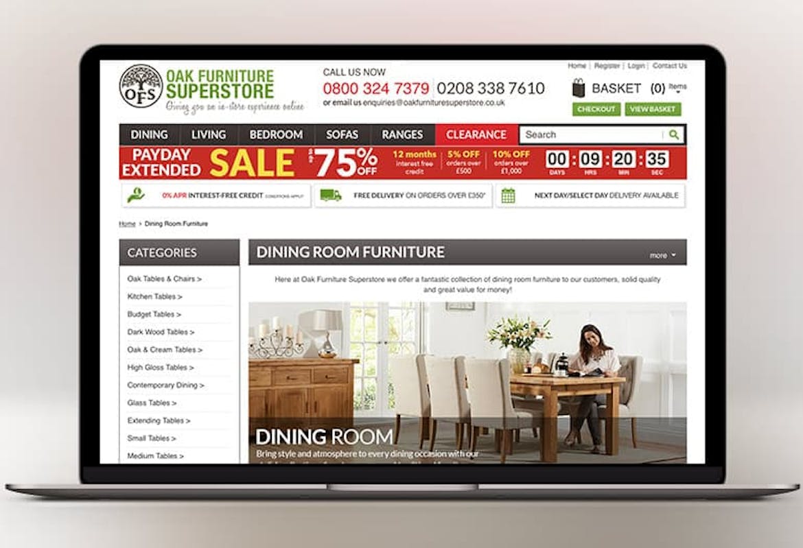 OAK FURNITURE SUPERSTORE Discount Code 2022 10 Code for October