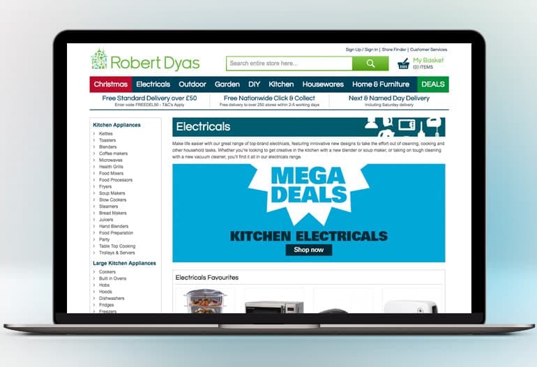 robert dyas electricals