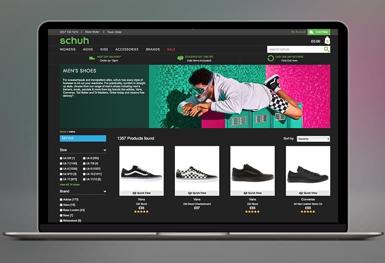 schuh mens footwear