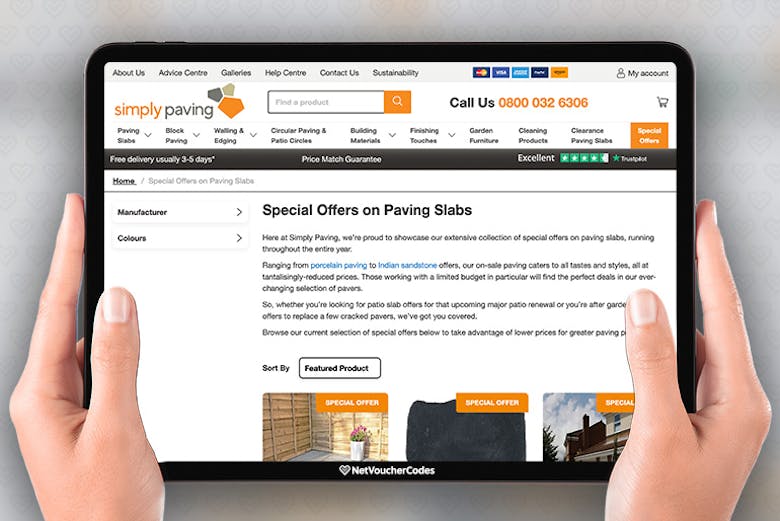 SIMPLY PAVING Discount Code 20 Off in October 2023