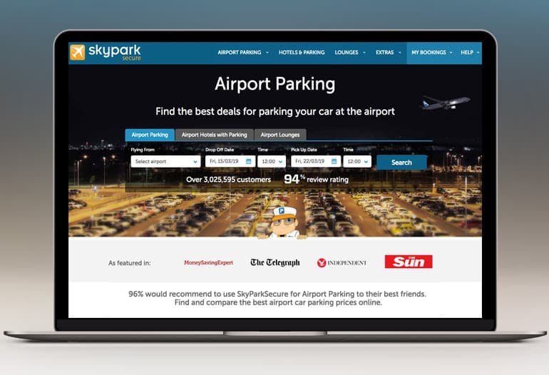 skyparksecure airport parking