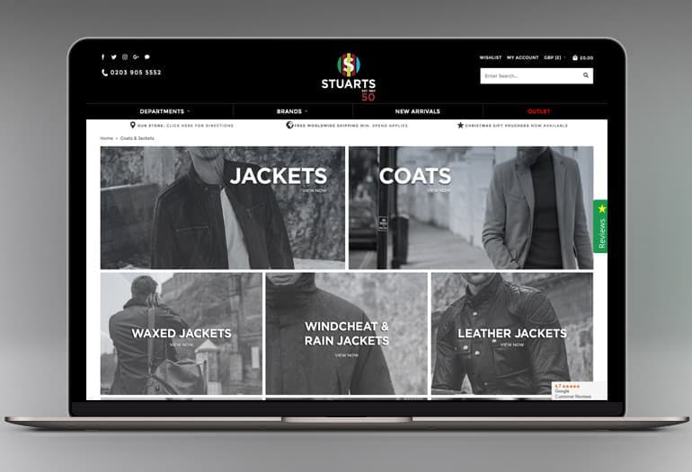 stuarts london coats and jackets
