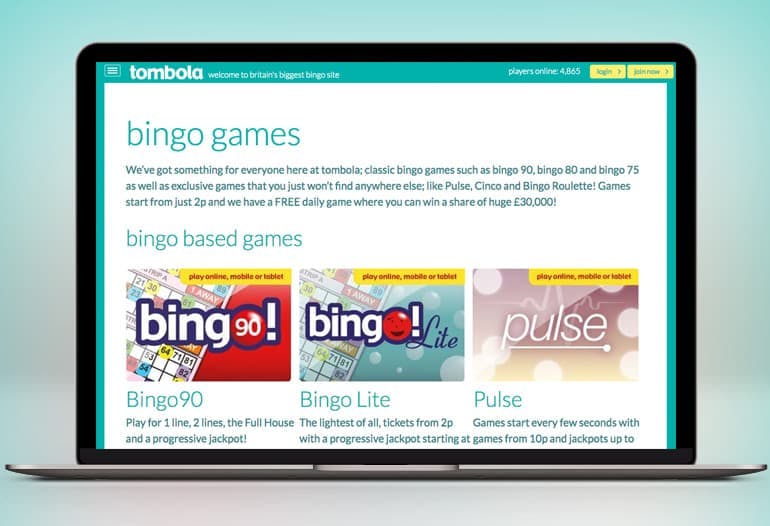tombola bingo games
