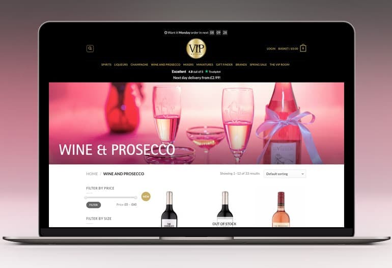 Buy Spirits and Champagnes Online